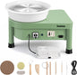 Huanyu Pottery Wheel Machine 25 cm/10" with Foot Pedal, Electric Ceramic Forming Machine with Detachable Basin DIY Art Clay Potter's Wheel for Beginners Adults at Home Pottery