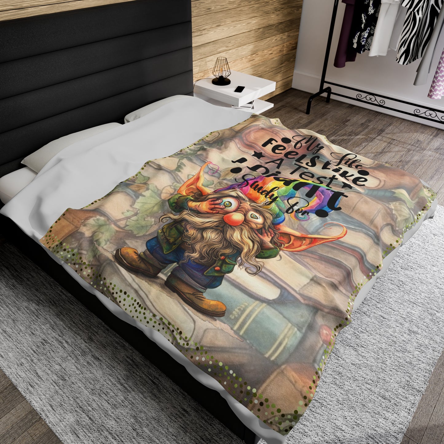 Plush Blanket - Life Is Like A Test