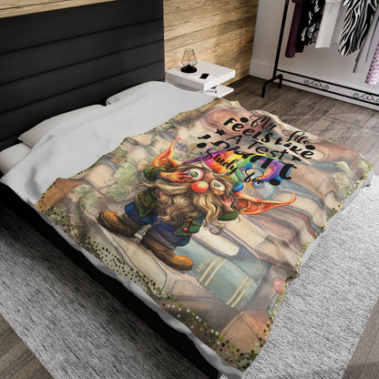 Plush Blanket - Life Is Like A Test