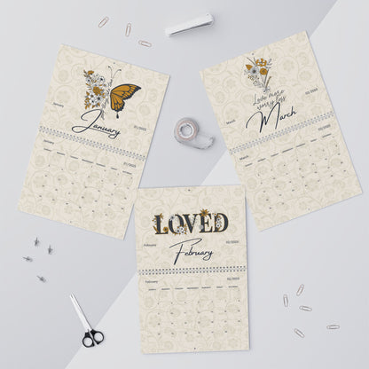 2025 Wall Calendars - Minimalist Boho B/O