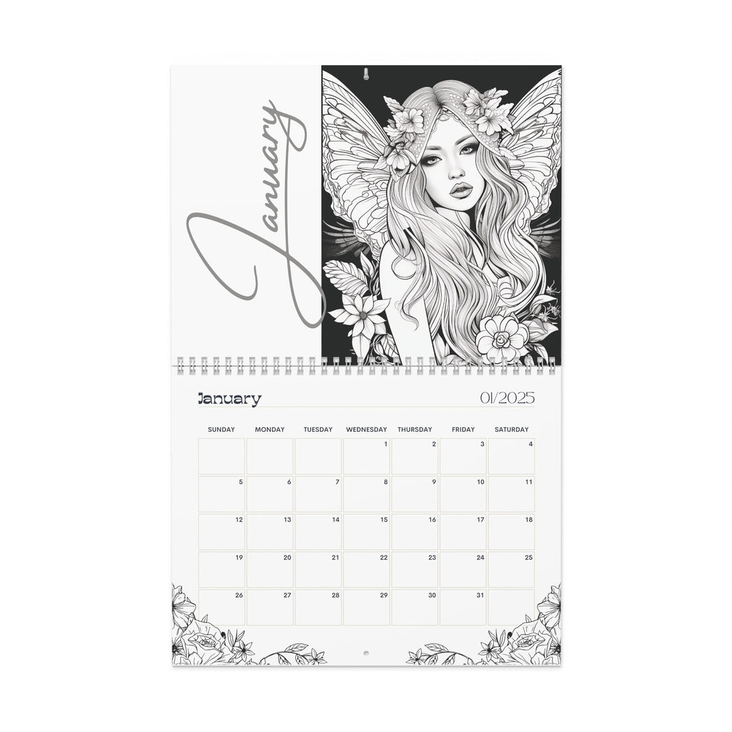 2025 Coloring Calendar - Moonlight Faeries Volume 9