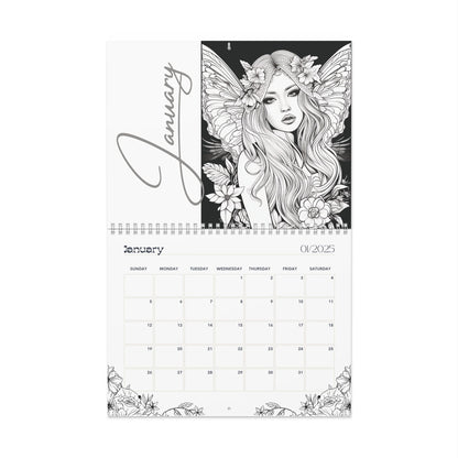 2025 Coloring Calendar - Moonlight Faeries Volume 9