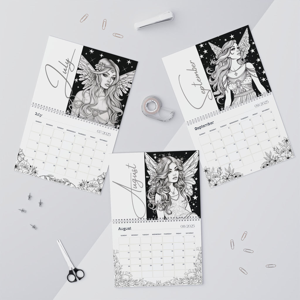 2025 Coloring Calendar - Moonlight Faeries Volume 9