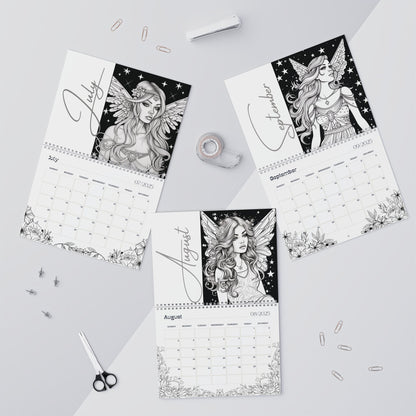 2025 Coloring Calendar - Moonlight Faeries Volume 9