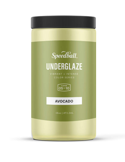 Speedball Underglaze, Teal, 16 oz, Made in USA, Lead-Free Color for Pottery and Ceramics, Wide Firing Range Cone 05-10, Food Safe