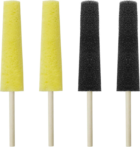 Sponge Stick Pottery Sponges Ceramic Tools Burr Repair, Pottery Trimming Tools Two Colors Holder for Clay Making Ceramic Accessories for Artist Carving and Shaping Supplies
