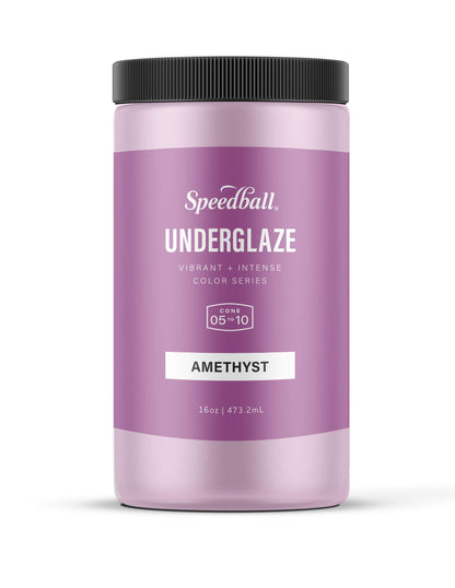 Speedball Underglaze, Teal, 16 oz, Made in USA, Lead-Free Color for Pottery and Ceramics, Wide Firing Range Cone 05-10, Food Safe