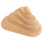 GeryVtee Ceramics Plate Forming Molds 6 Pcs Pottery Molds for Clay Handbuliding Plates Slump Mold for Pottery 6 Shapes Wooden Pottery Tools and Supplies (Mix)