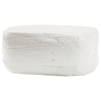 ReArt Stone Air-Dry Clay 15LB wih 3 Colors White, Gray & Terra Cotta 5lb Each- Ideal for Beginners and Advanced Sculptors All-Purpose Modeling Clay (White, Gray & Terra Cotta)