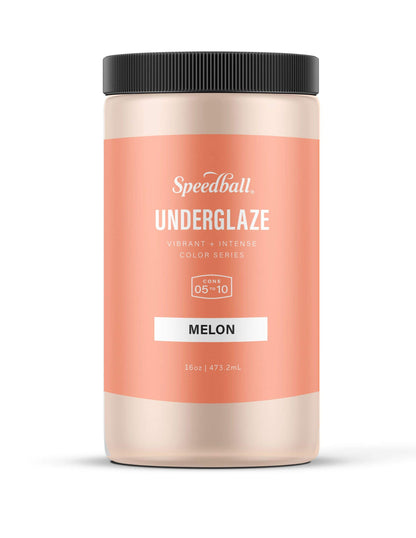Speedball Underglaze, Teal, 16 oz, Made in USA, Lead-Free Color for Pottery and Ceramics, Wide Firing Range Cone 05-10, Food Safe