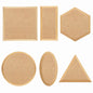 GeryVtee Ceramics Plate Forming Molds 6 Pcs Pottery Molds for Clay Handbuliding Plates Slump Mold for Pottery 6 Shapes Wooden Pottery Tools and Supplies (Mix)