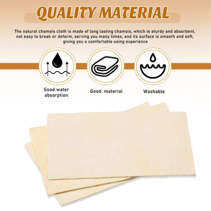 Potchen 20 Pieces Pre Cut Chamois for Smoothing Pot Rim Chamois Clay Soft Cloth Pottery Tool Kit Ceramic Pottery Tools and Supplies Ceramics Trimming Tools