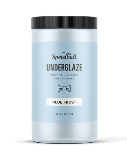 Speedball Underglaze, Teal, 16 oz, Made in USA, Lead-Free Color for Pottery and Ceramics, Wide Firing Range Cone 05-10, Food Safe