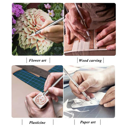 3 in 1 Clay Needle Tools Sculpting Ceramics Pottery Carving Tools for Model Clay Supplies, Ceramic & Pottery Tools Includes Sculpture Feather Pin Carving Knife Needle Texture Tools, LXLVOUEG