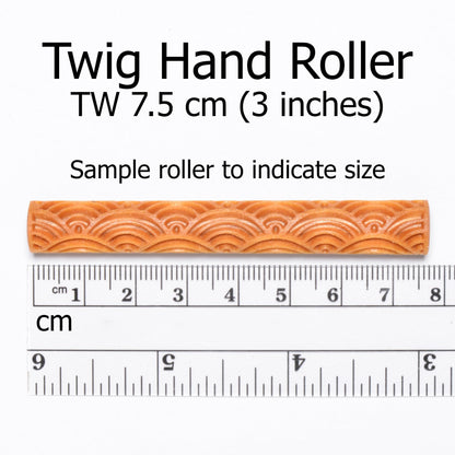 MKM Pottery Tools Wood Twig Rollers for Clay (Tw-33 Winter Woods)