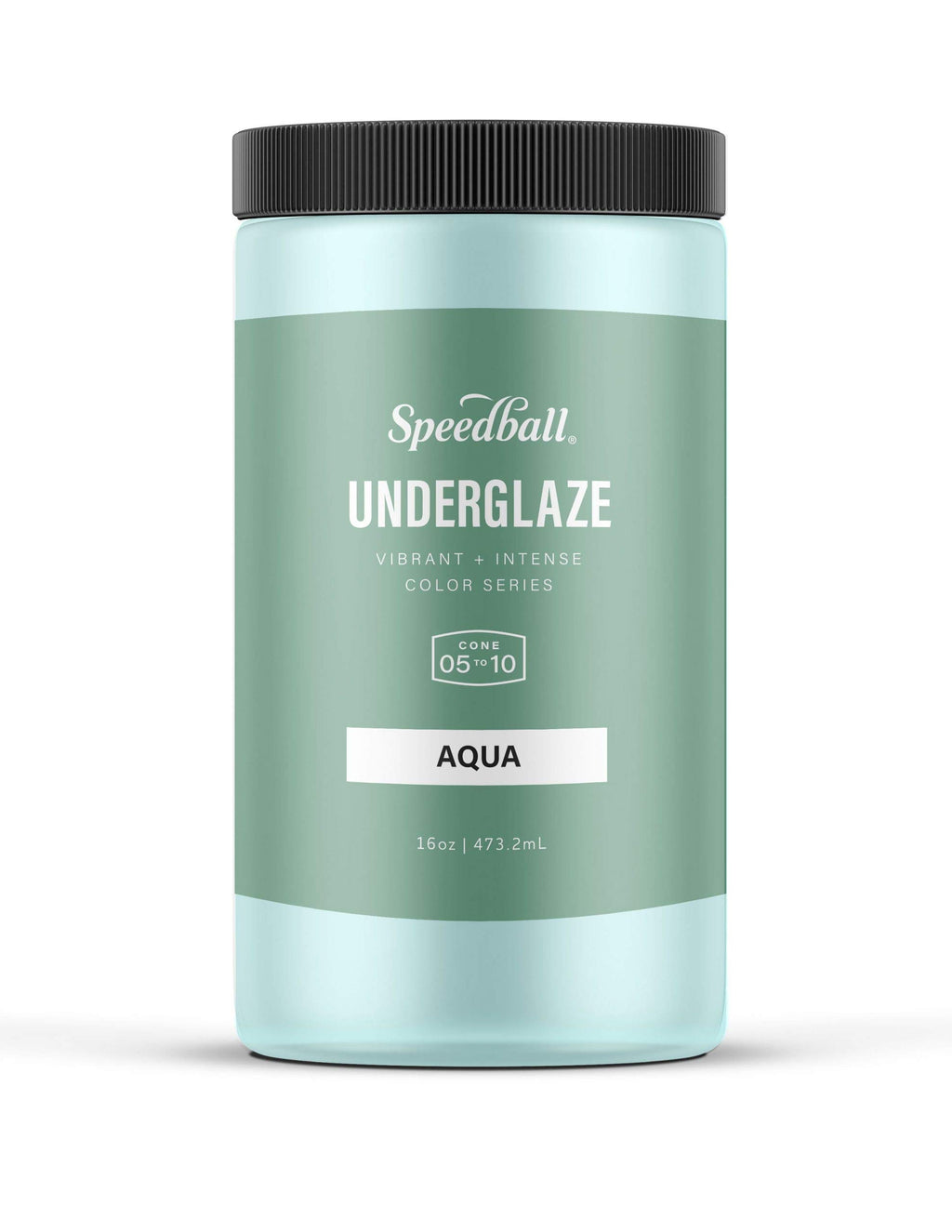 Speedball Underglaze, Teal, 16 oz, Made in USA, Lead-Free Color for Pottery and Ceramics, Wide Firing Range Cone 05-10, Food Safe