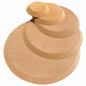 GeryVtee Ceramics Plate Forming Molds 6 Pcs Pottery Molds for Clay Handbuliding Plates Slump Mold for Pottery 6 Shapes Wooden Pottery Tools and Supplies (Mix)