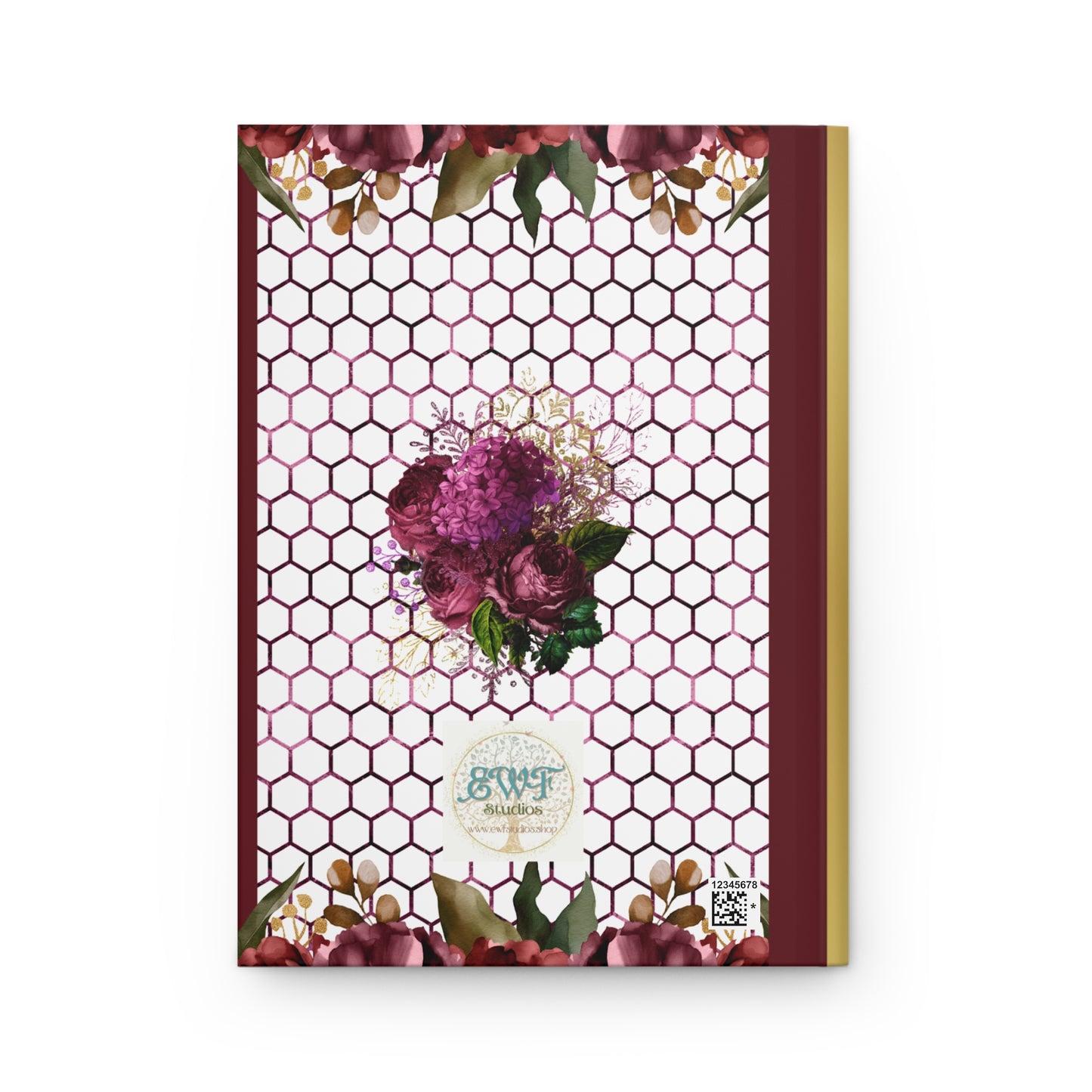 Matte Hardcover Journal - Bee-lieve in yourself