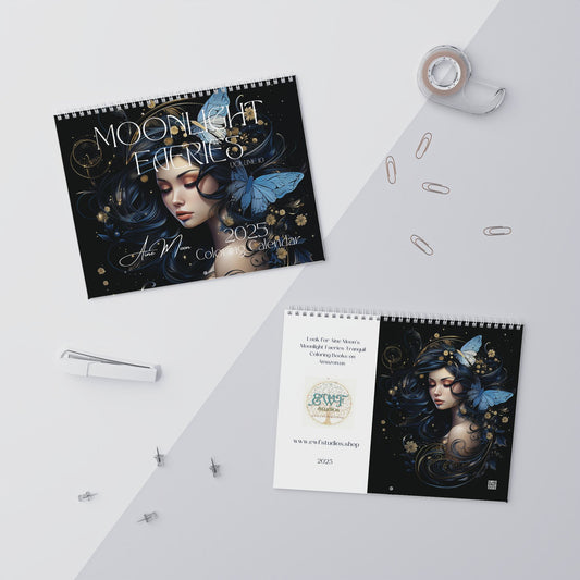 2025 Coloring Calendar - Moonlight Faeries Volume 10