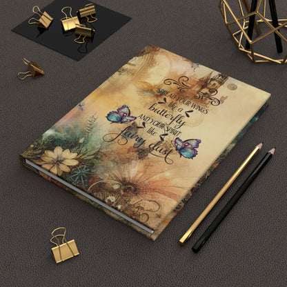 Matte Hardcover Journal - Spread your wings