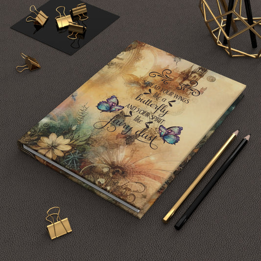 Matte Hardcover Journal - Spread your wings