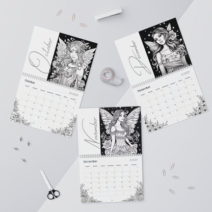 2025 Coloring Calendar - Moonlight Faeries Volume 9