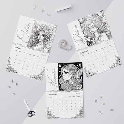 2025 Coloring Calendar - Moonlight Faeries Volume 2