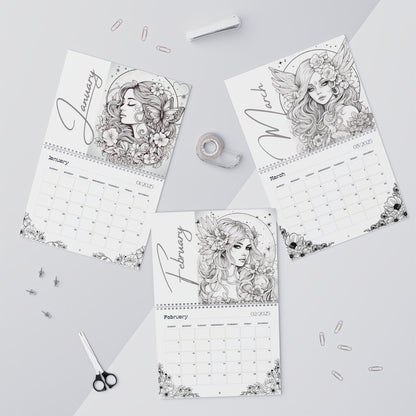 2025 Coloring Calendar - Moonlight Faeries Volume 3