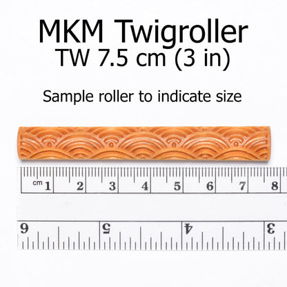 MKM Pottery Tools Wood Twig Rollers for Clay (Tw-33 Winter Woods)