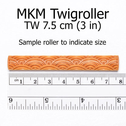 MKM Pottery Tools Wood Twig Rollers for Clay (Tw-33 Winter Woods)