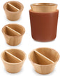 Colingmill 4 Pcs Rim Cone Shaper for Pottery and Ceramic Wooden Tools 4 Size Shaping Cone Trimming Tools for Sculpting Fixing Smoother Rounded Rim Pottery Artists and Hobbyists Supplies(Xs, S, M, L)