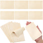 Potchen 20 Pieces Pre Cut Chamois for Smoothing Pot Rim Chamois Clay Soft Cloth Pottery Tool Kit Ceramic Pottery Tools and Supplies Ceramics Trimming Tools