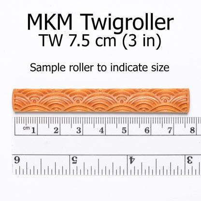 MKM Pottery Tools Wood Twig Rollers for Clay (Tw-33 Winter Woods)