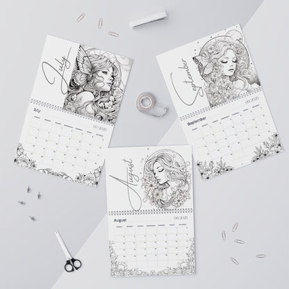 2025 Coloring Calendar - Moonlight Faeries Volume 5