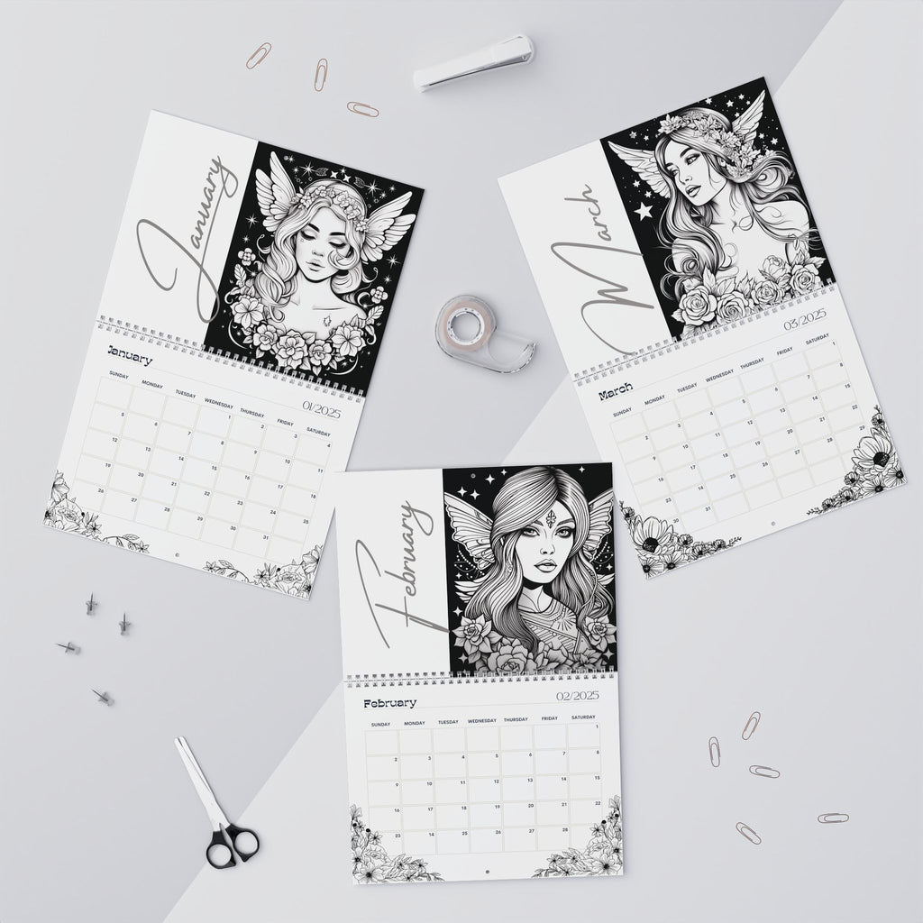 2025 Coloring Calendar - Moonlight Faeries Volume 10