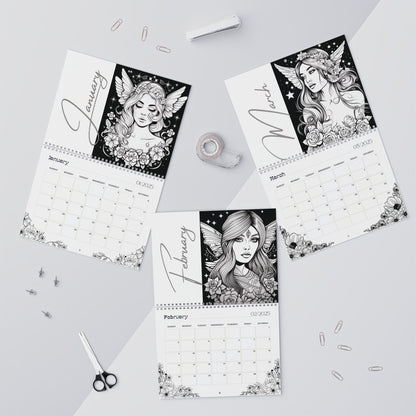 2025 Coloring Calendar - Moonlight Faeries Volume 10