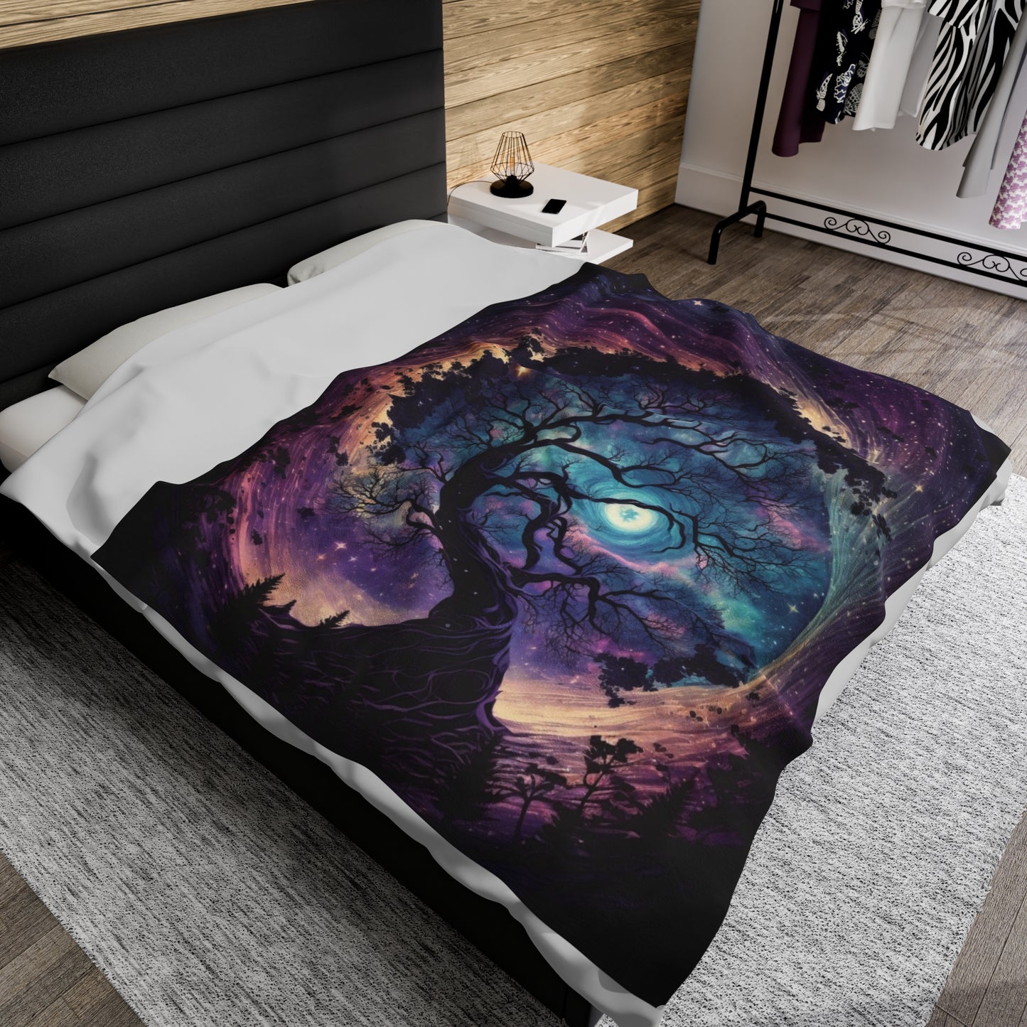 Plush Blanket - Fantasy Tree 4