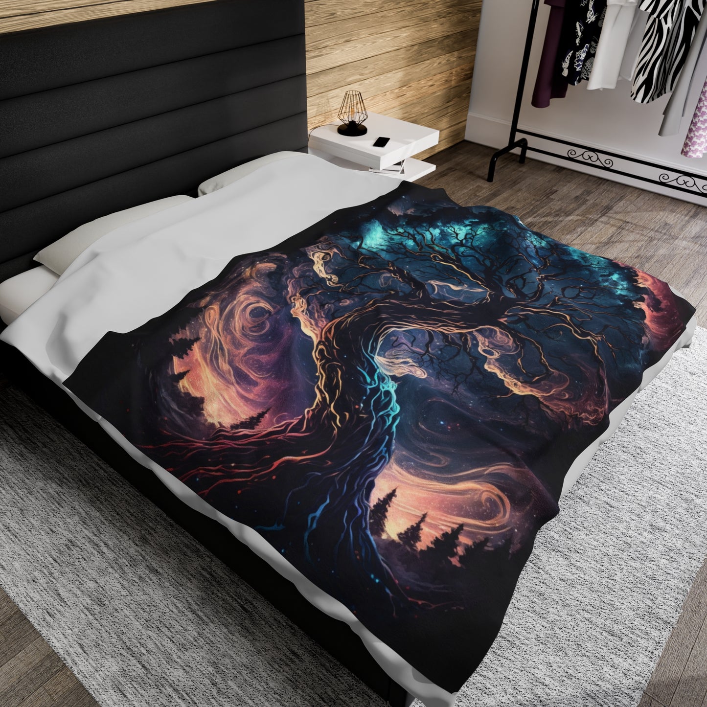 Plush Blanket - Fantasy Tree 1