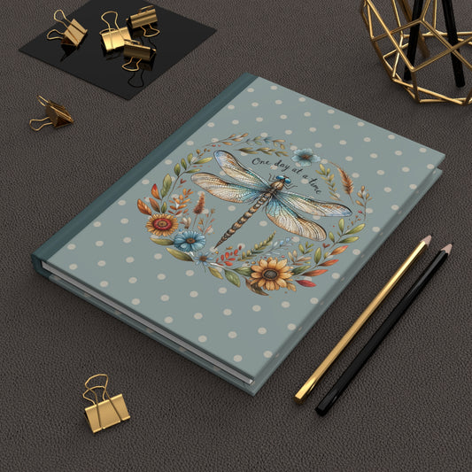 Matte Hardcover Journal - One day at a time