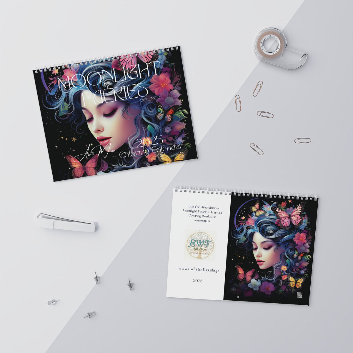 2025 Coloring Calendar - Moonlight Faeries Volume 9