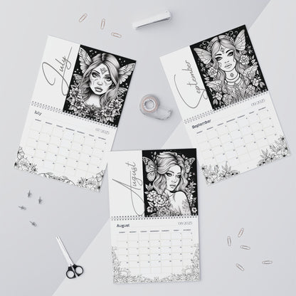 2025 Coloring Calendar - Moonlight Faeries Volume 10