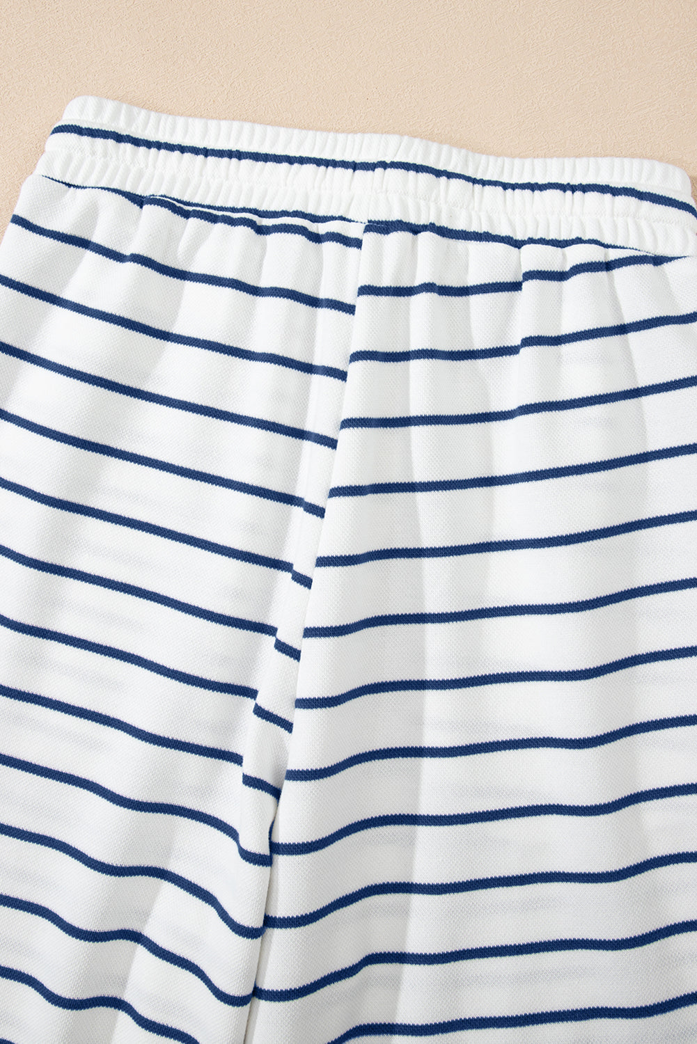 Sail Blue Casual Wide Leg 2pcs Pants Set