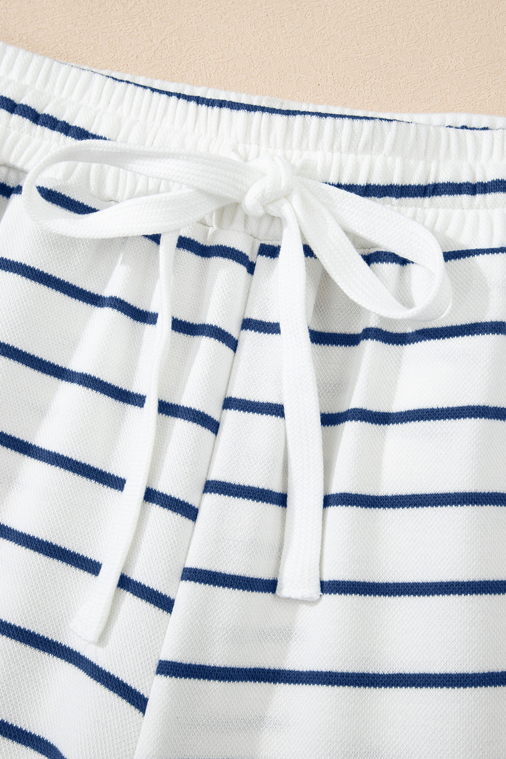Sail Blue Casual Wide Leg 2pcs Pants Set