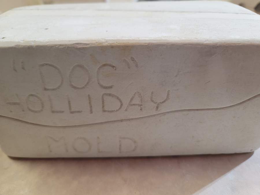 Doc Holliday · 122 · Standing Bunny · Ceramic Mold — Markings & mold number