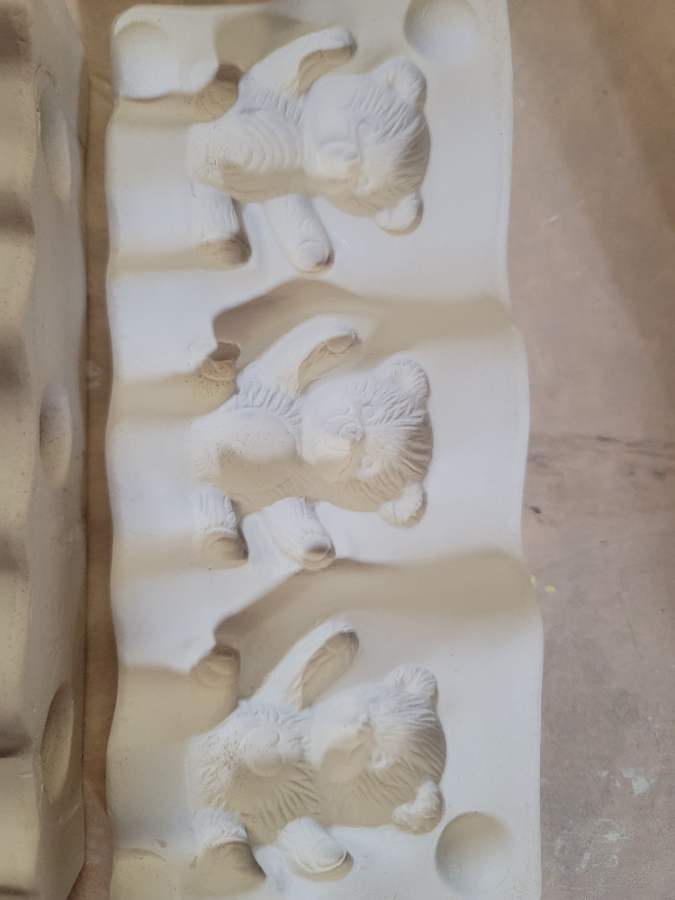 Future Mold · 484 · Teddy bears · Ceramic Mold — Casting cavity