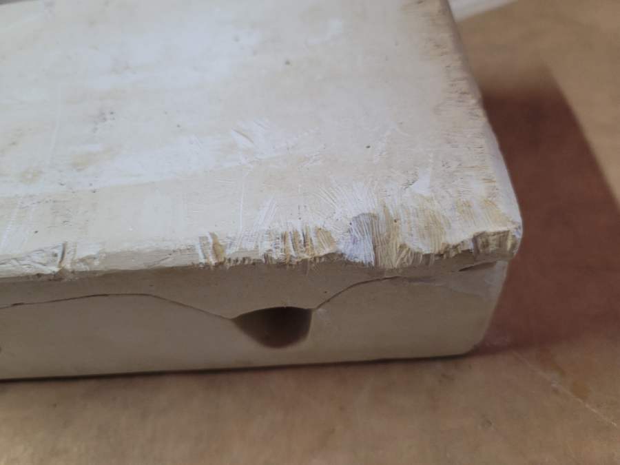 Yozie · 369 · Bunnies boy and girl · Ceramic Mold — Condition detail