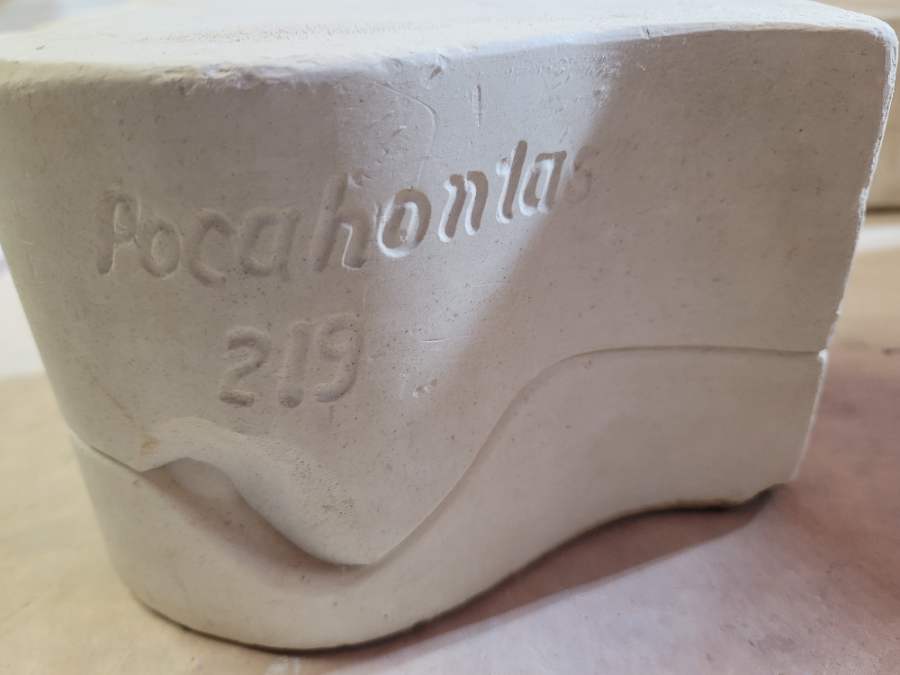 Pocahontas · 219 · Plain duck · Ceramic Mold — Markings & mold number