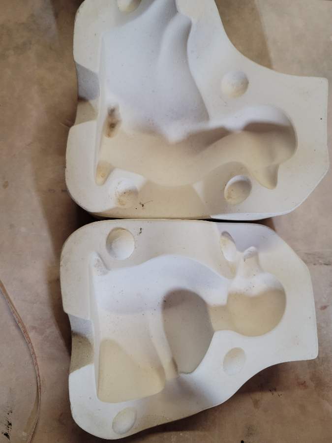 Pocahontas · 219 · Plain duck · Ceramic Mold — All pieces