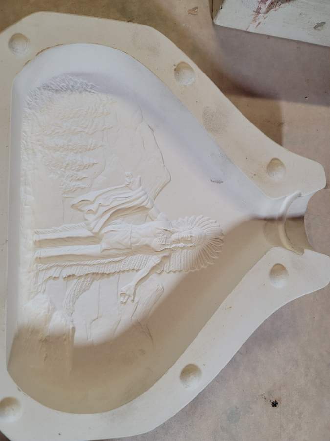 Gold Rush · 265 · Decorative vessel · Ceramic Mold — Casting cavity