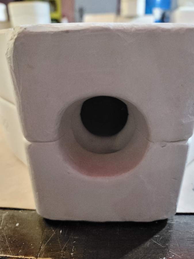 Doc Holliday · 622 · Ram decorative vessel · Ceramic Mold — Sides & seams